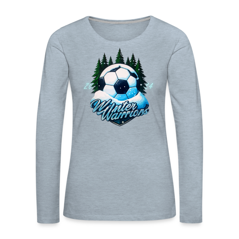 Winter Warrior's Long Sleeve T-Shirt - heather ice blue