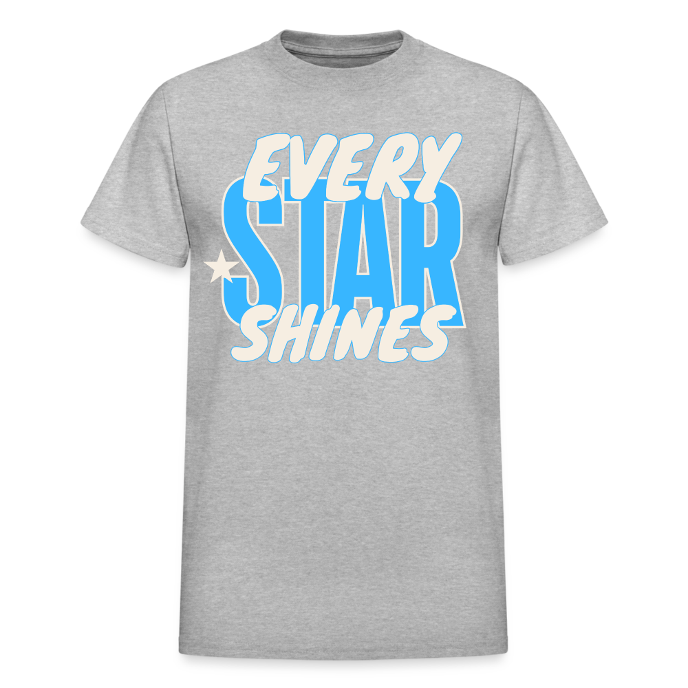 EVERY STAR SHINES Adult T-Shirt - heather gray