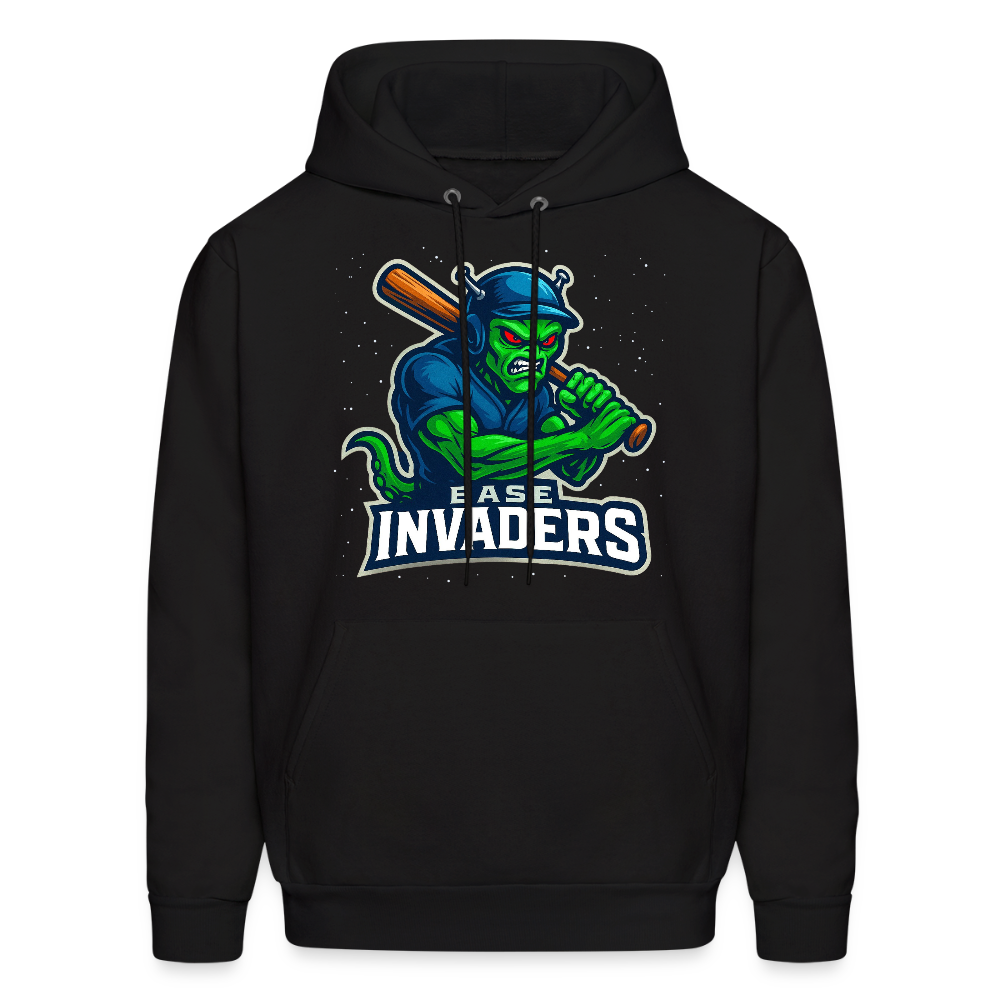 Base Invaders Adult Hoodie - black