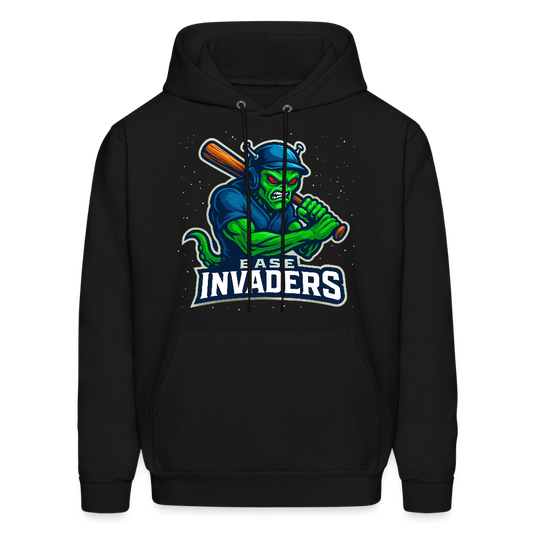 Base Invaders Adult Hoodie - black