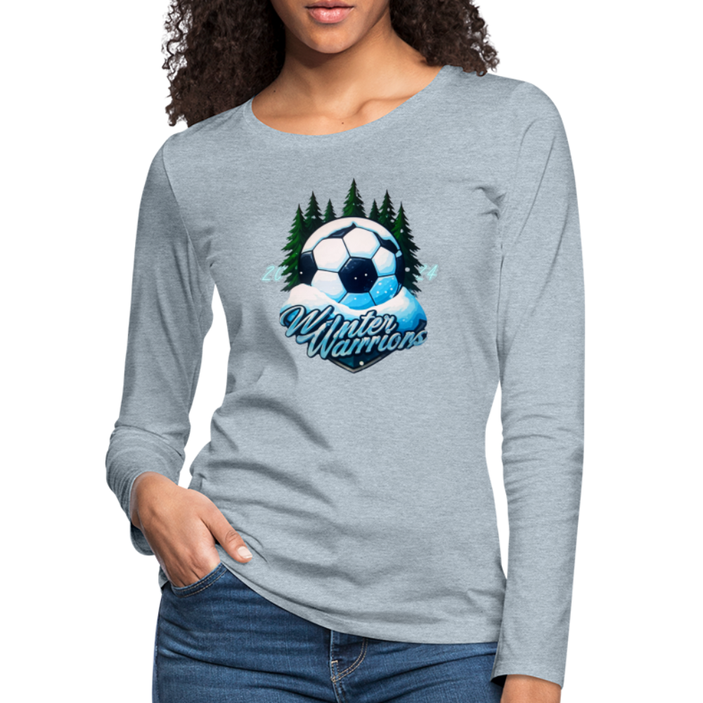 Winter Warrior's Long Sleeve T-Shirt - heather ice blue