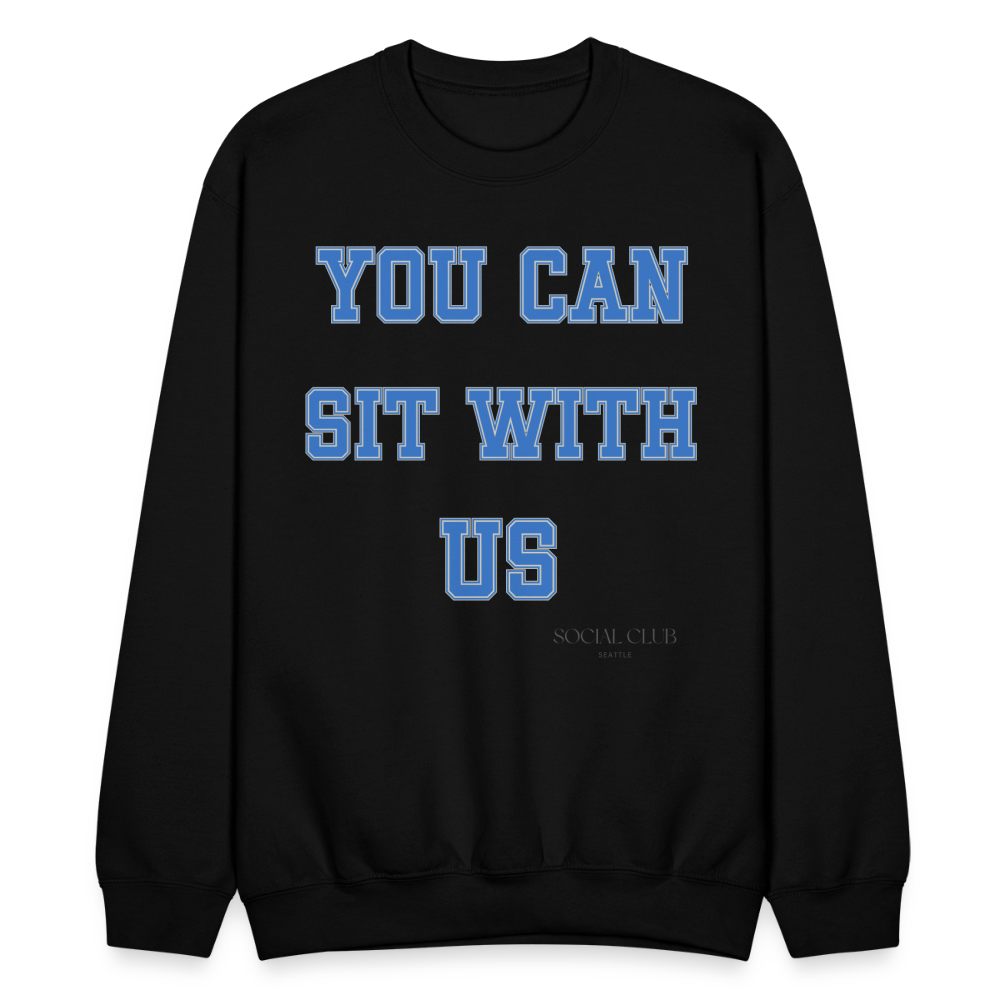 COZY AND INCLUSIVE CREWNECK - black