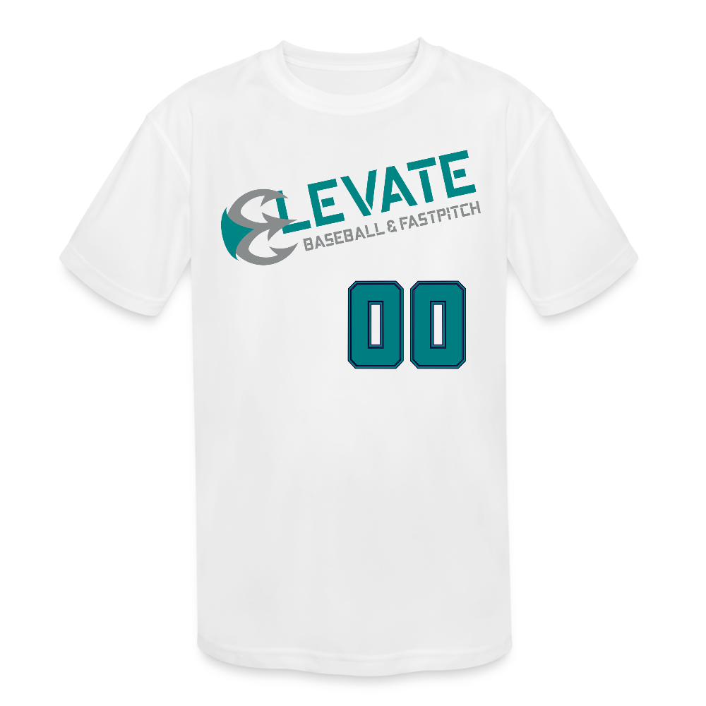 ELEVATE Kids' Moisture Wicking Performance T-Shirt - white