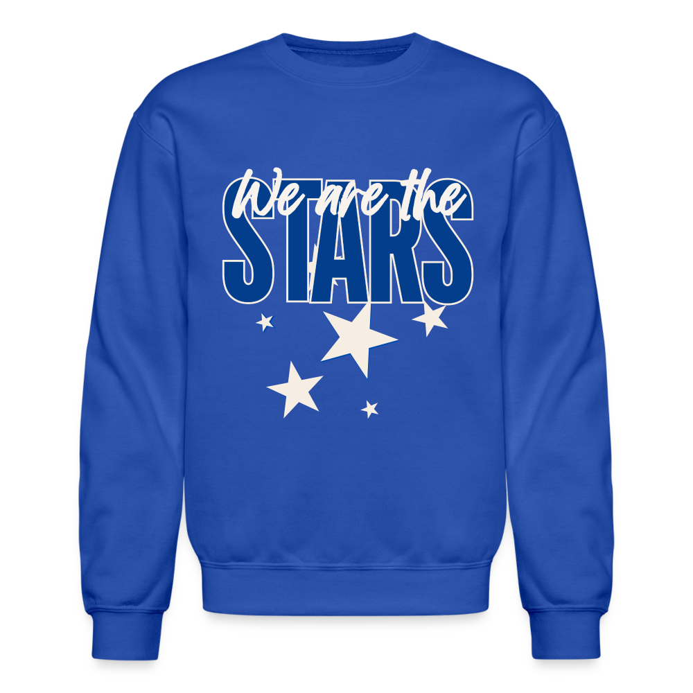 WE ARE THE STARS Crewneck Sweatshirt - royal blue