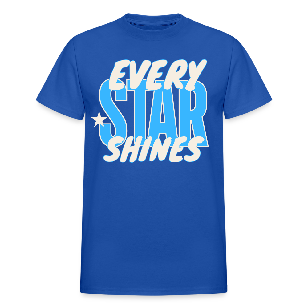 EVERY STAR SHINES Adult T-Shirt - royal blue