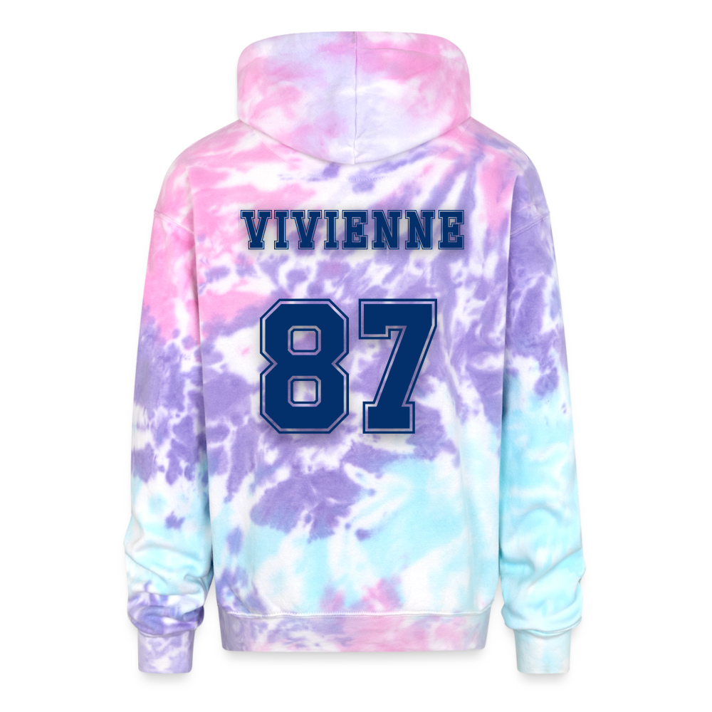 Vivienne | Winter Warrior Tie Dye Hoodie - cotton candy
