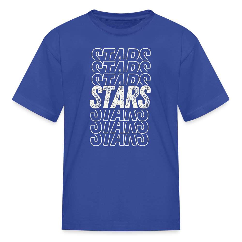 STARS ON REPEAT Kids' T-Shirt - royal blue