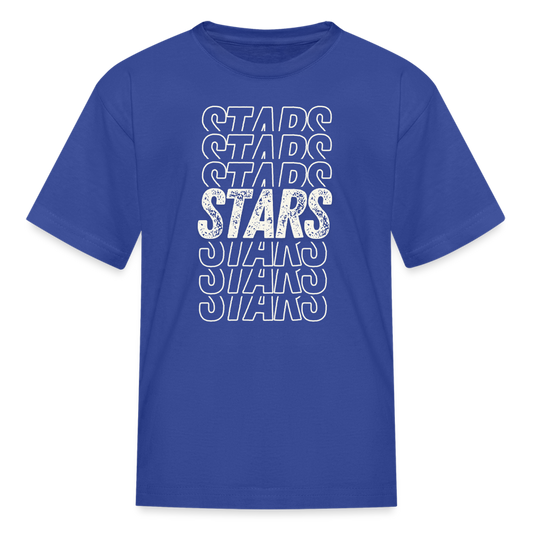 STARS ON REPEAT Kids' T-Shirt - royal blue
