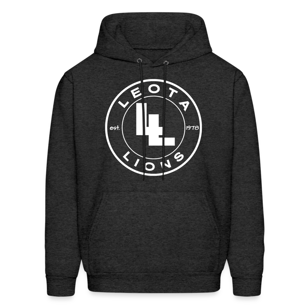 LEOTA MONOGRAM Hoodie - charcoal grey