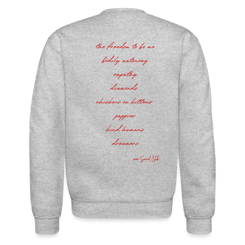 A few of my favorite things Crew - Holiday - heather gray