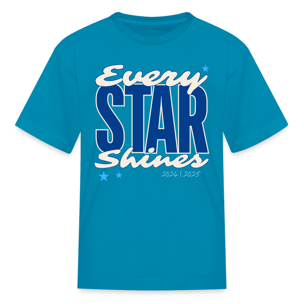 EVERY STAR SHINES Kids' T-Shirt - turquoise