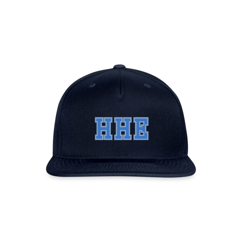 HHE Snapback Baseball Cap - navy