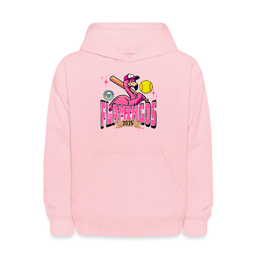 FLAMINGOS YOUTH PINK Hoodie (NO NAMES) - pink