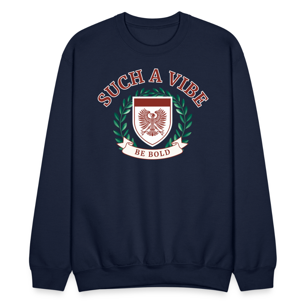 COZY AND VIBING CREWNECK - navy