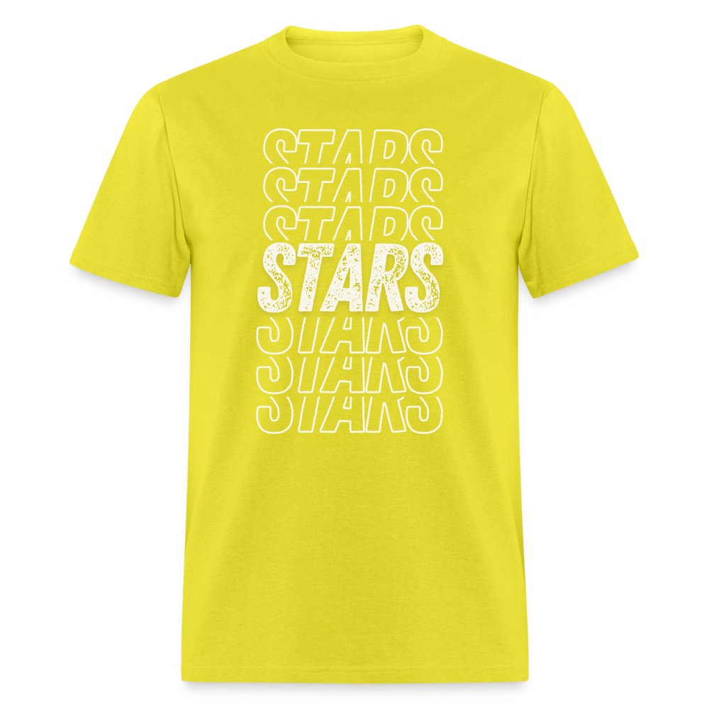 Grade Level Adult Star T-Shirt - yellow