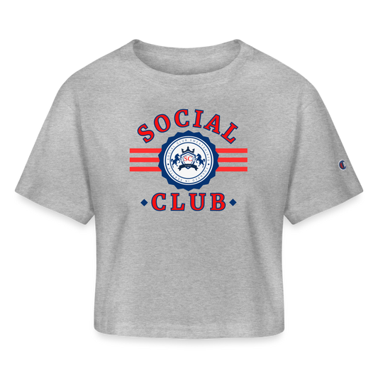 SC Champion Women’s Cropped T-Shirt - heather gray