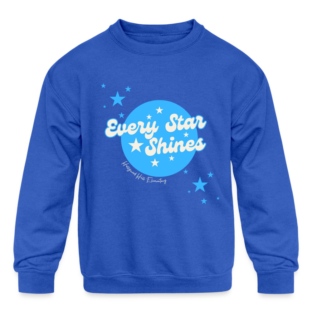 SHINE ON Kids' Crewneck - royal blue