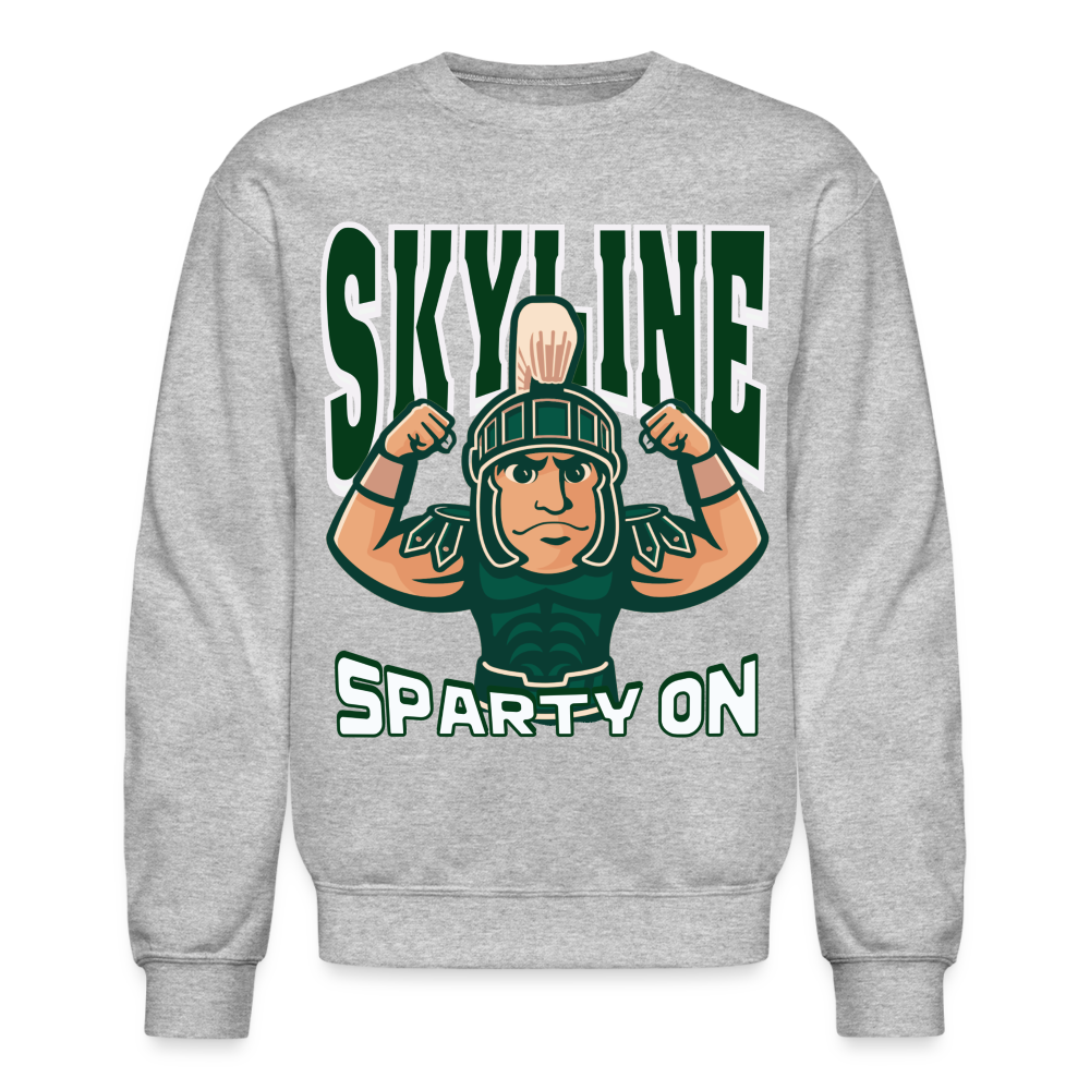 SKYLINE MUSCLE Crewneck Sweatshirt - heather gray