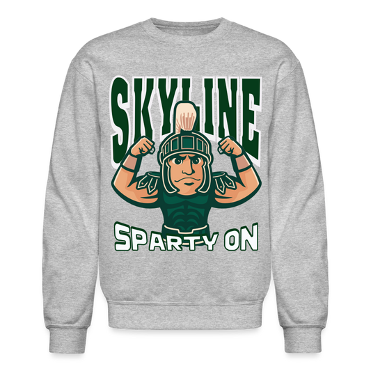 SKYLINE MUSCLE Crewneck Sweatshirt - heather gray