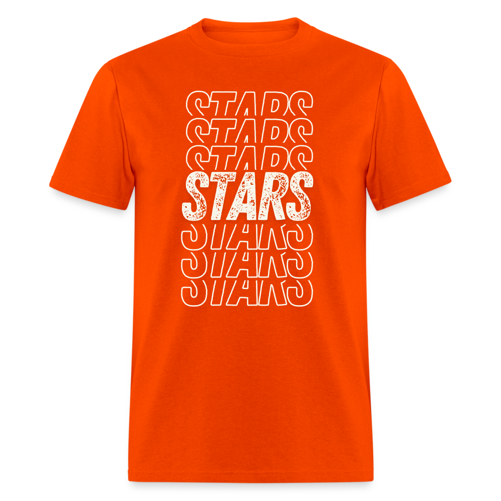 Grade Level Adult Star T-Shirt - orange