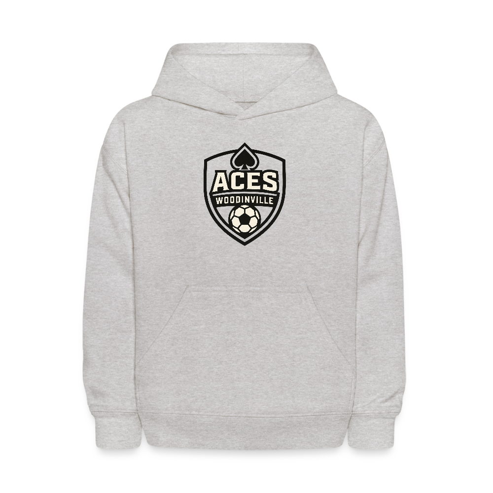 Aces Youth Hoodie - heather gray