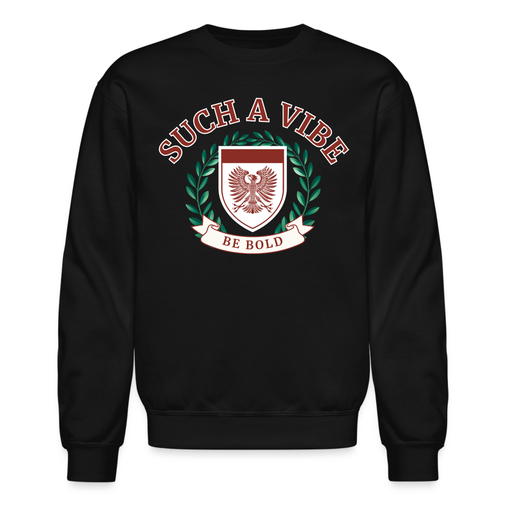 COZY AND VIBING CREWNECK - black