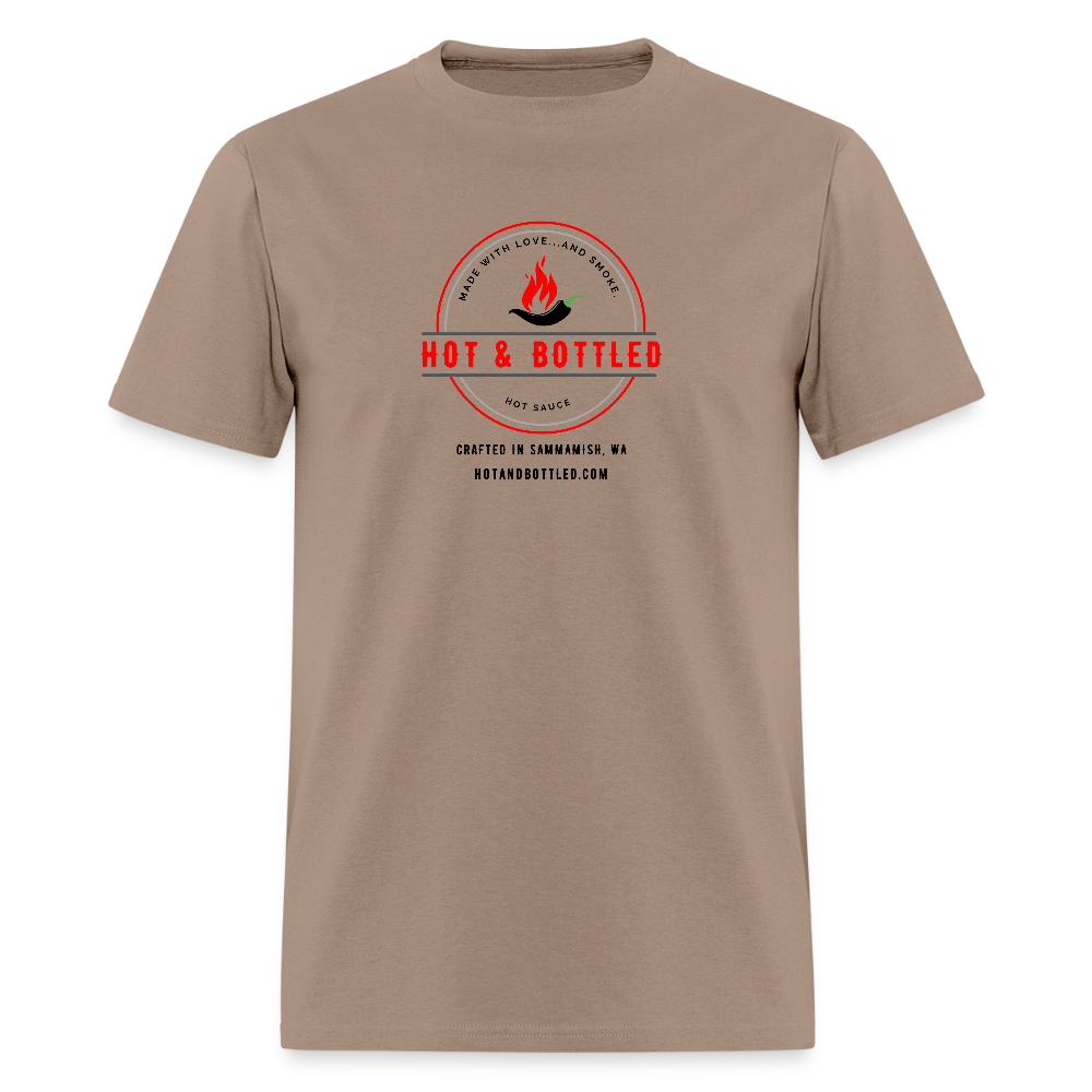 Hot & Bottled | Classic T-Shirt | Red / Black - brown savana