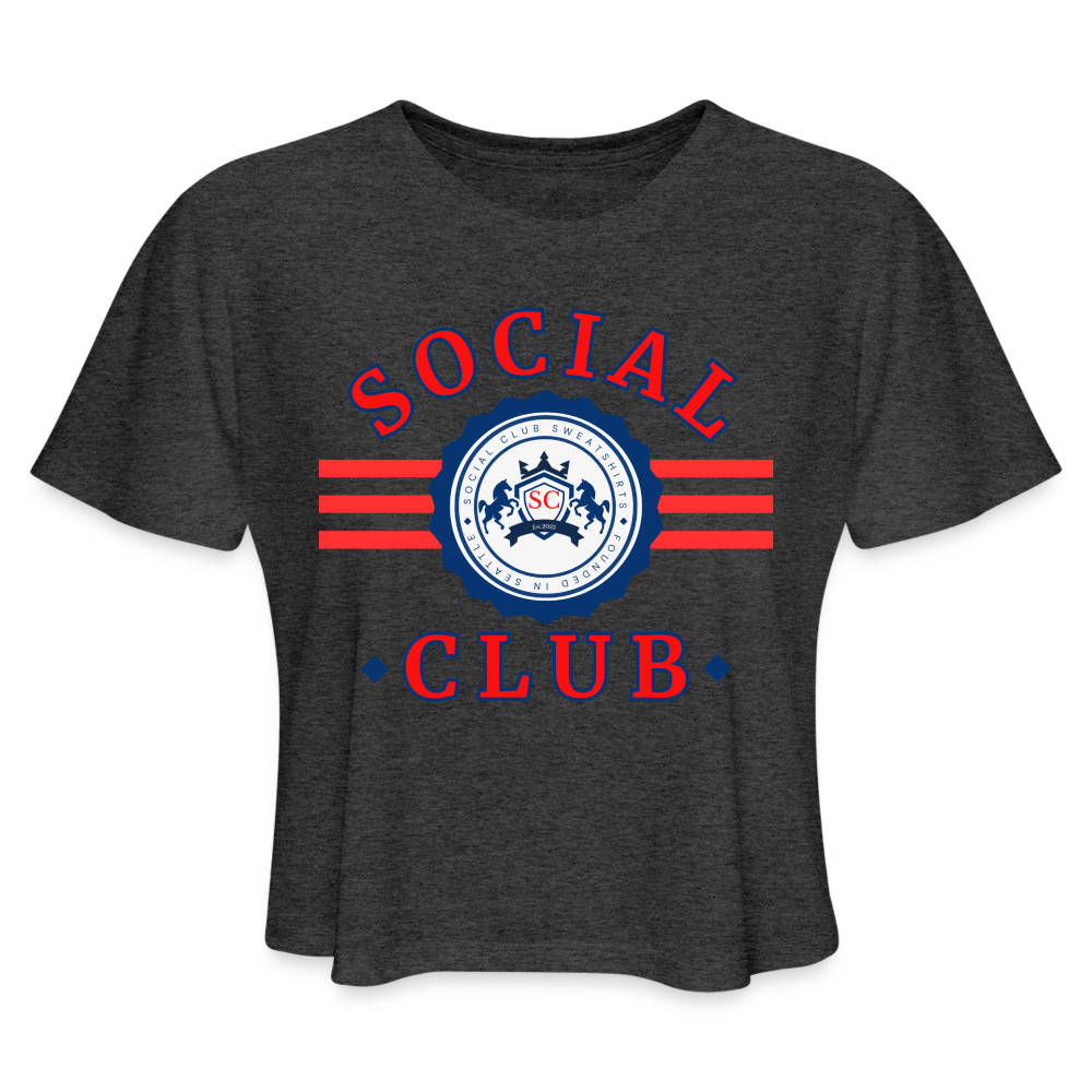 SC Women's Cropped T-Shirt - deep heather