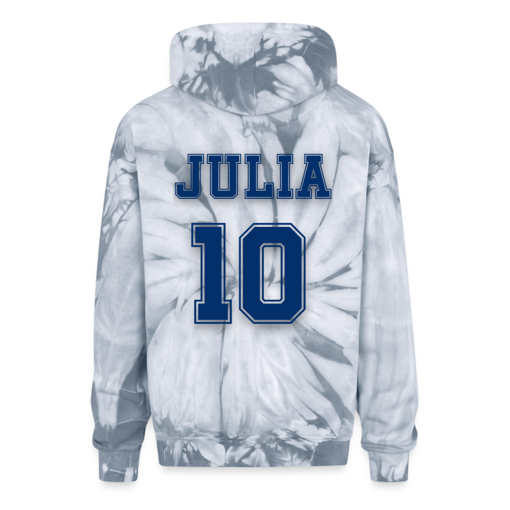 Julia | Winter Warriors Tie Dye Hoodie - spider silver