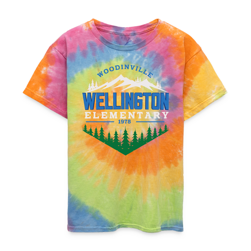 WE Landscape - Kid's Tie Dye T-Shirt - rainbow