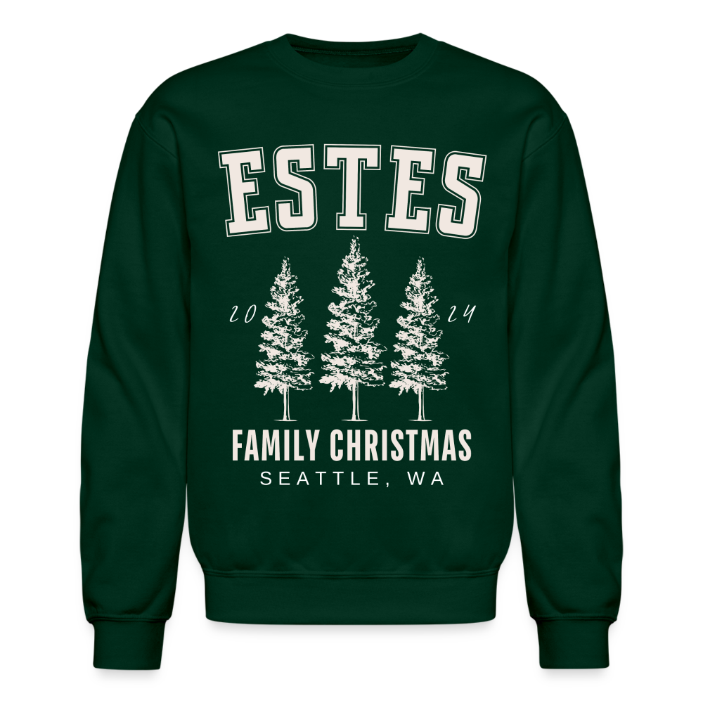 ESTES TREES CREW - forest green