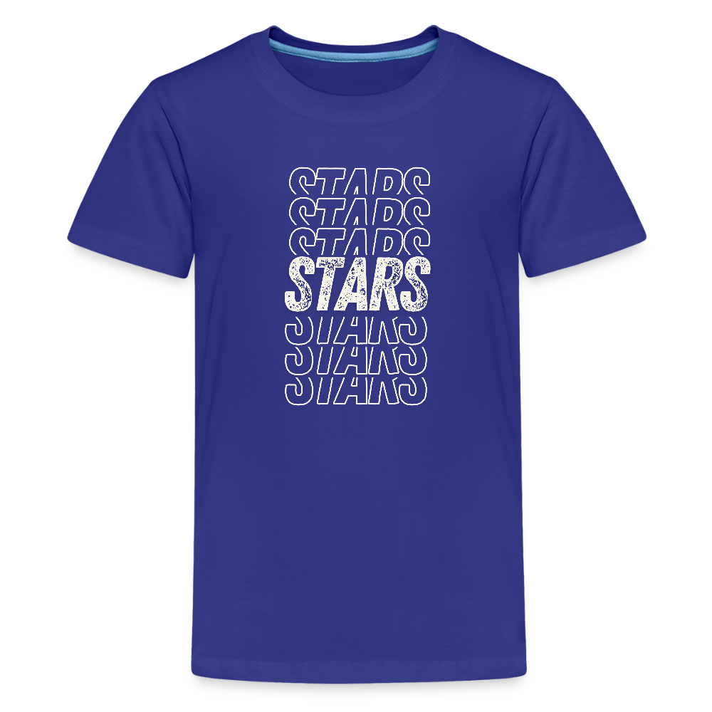 Stars on repeat Youth T-Shirt - royal blue