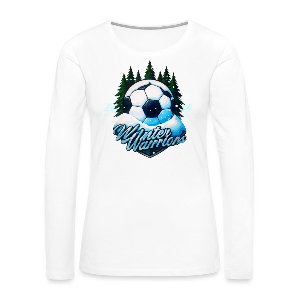 Winter Warrior's Long Sleeve T-Shirt - white