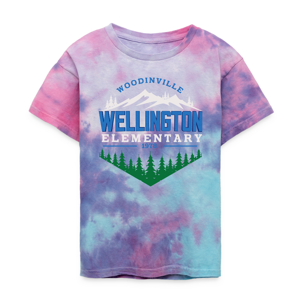 WE Landscape - Kid's Tie Dye T-Shirt - cotton candy