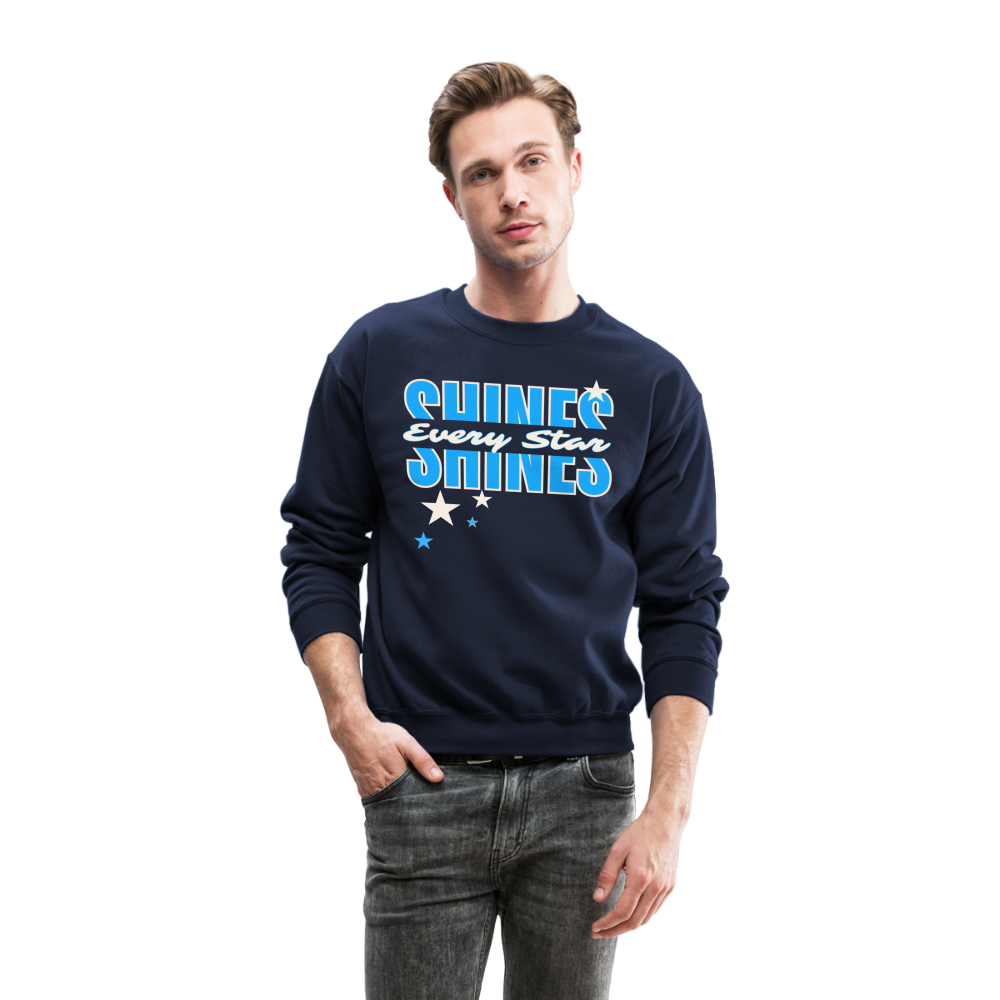 SHINE - EVERY STAR Crewneck Sweatshirt - navy