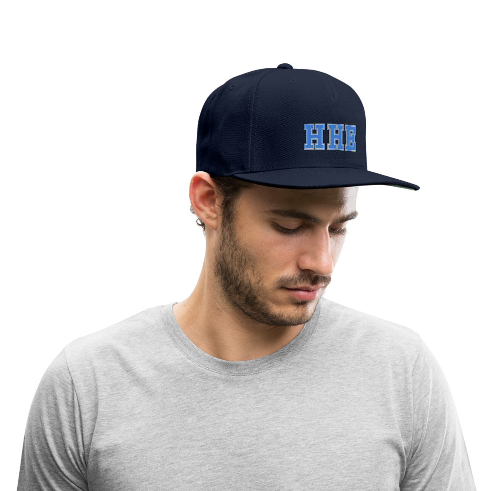 HHE Snapback Baseball Cap - navy