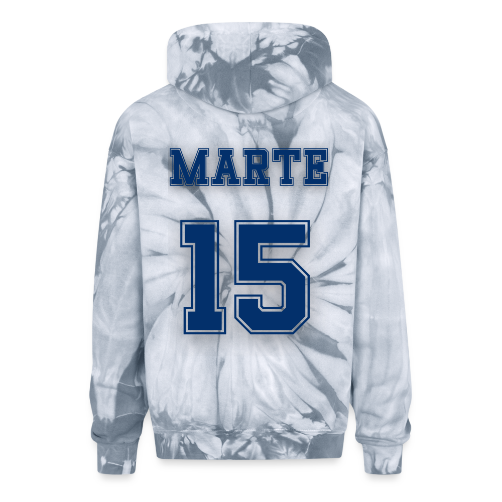 Marte | Winter Warriors - Tie Dye Hoodie - spider silver