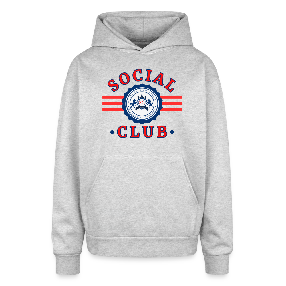 Prep SC Oversized Hooded - heather grey