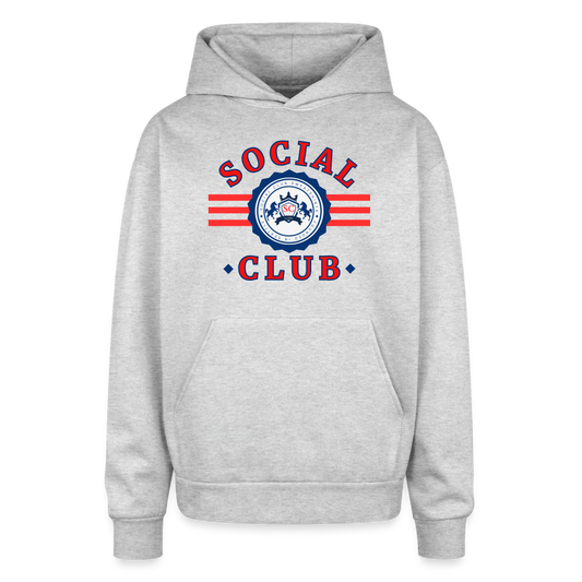 Prep SC Oversized Hooded - heather grey