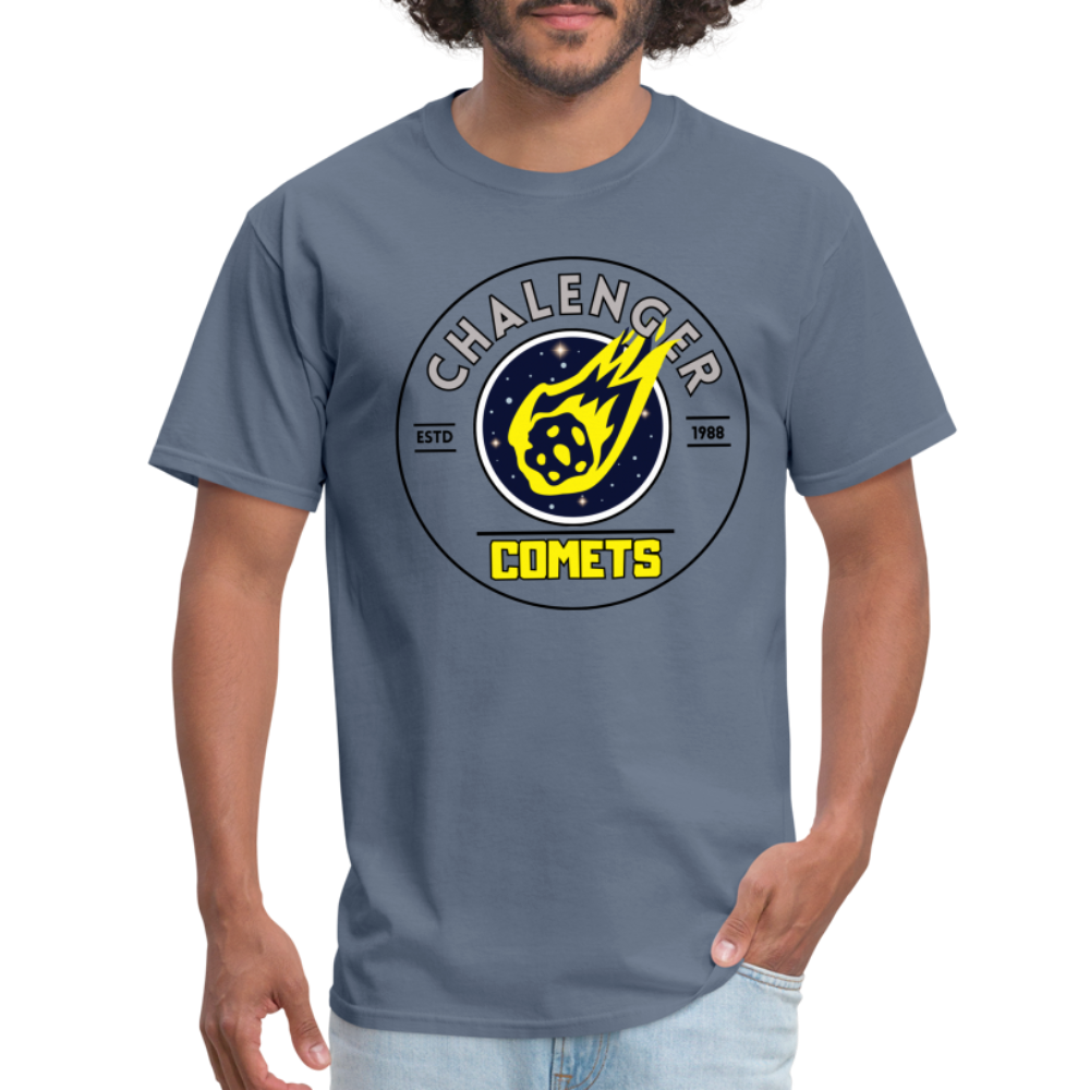 COMETS 2025 FRONT/BACK TEE - denim