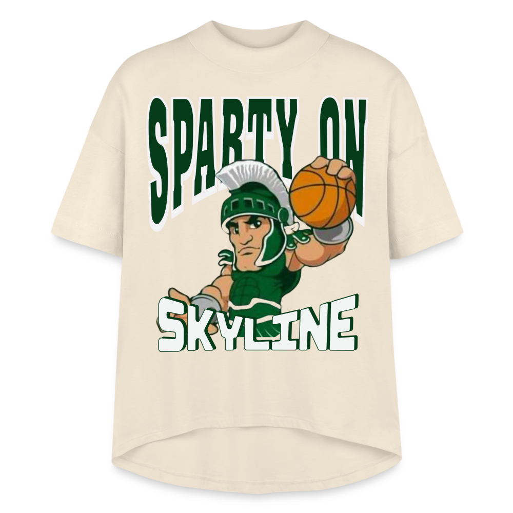 SPARTY ON Women's Hi-Lo Tee - Natural