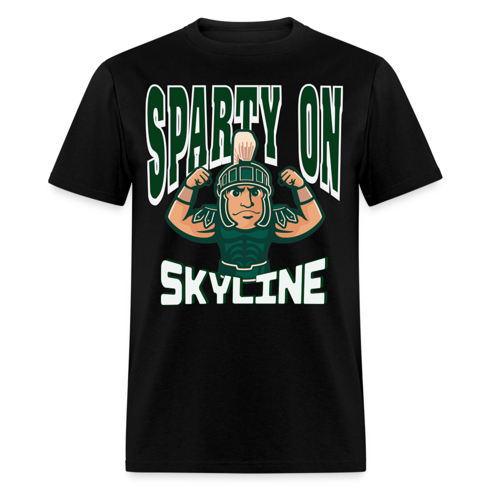MUSCLE SPARTY ON Unisex Classic T-Shirt - black