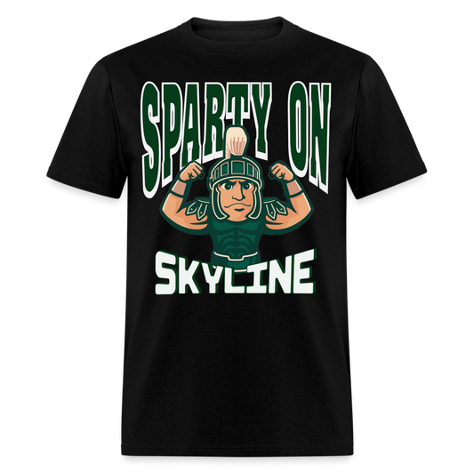 MUSCLE SPARTY ON Unisex Classic T-Shirt - black