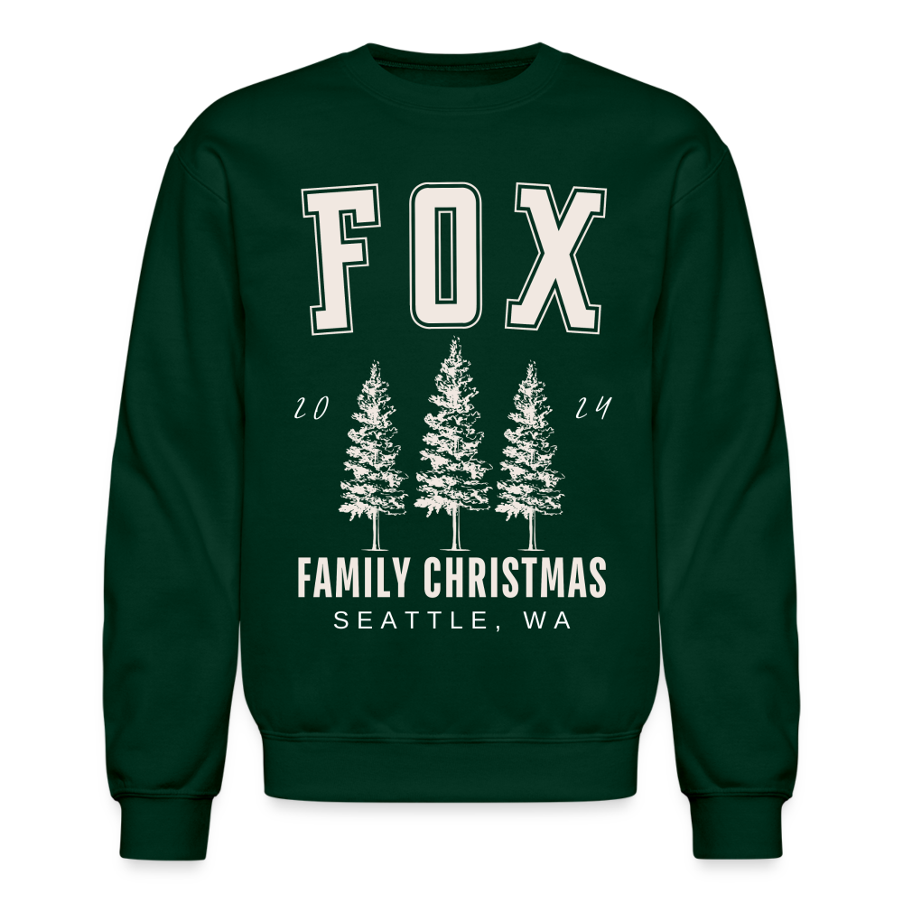 FOX TREES CREW - forest green