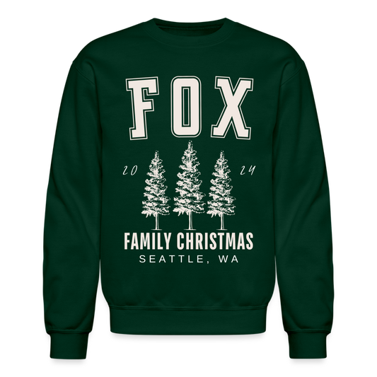 FOX TREES CREW - forest green