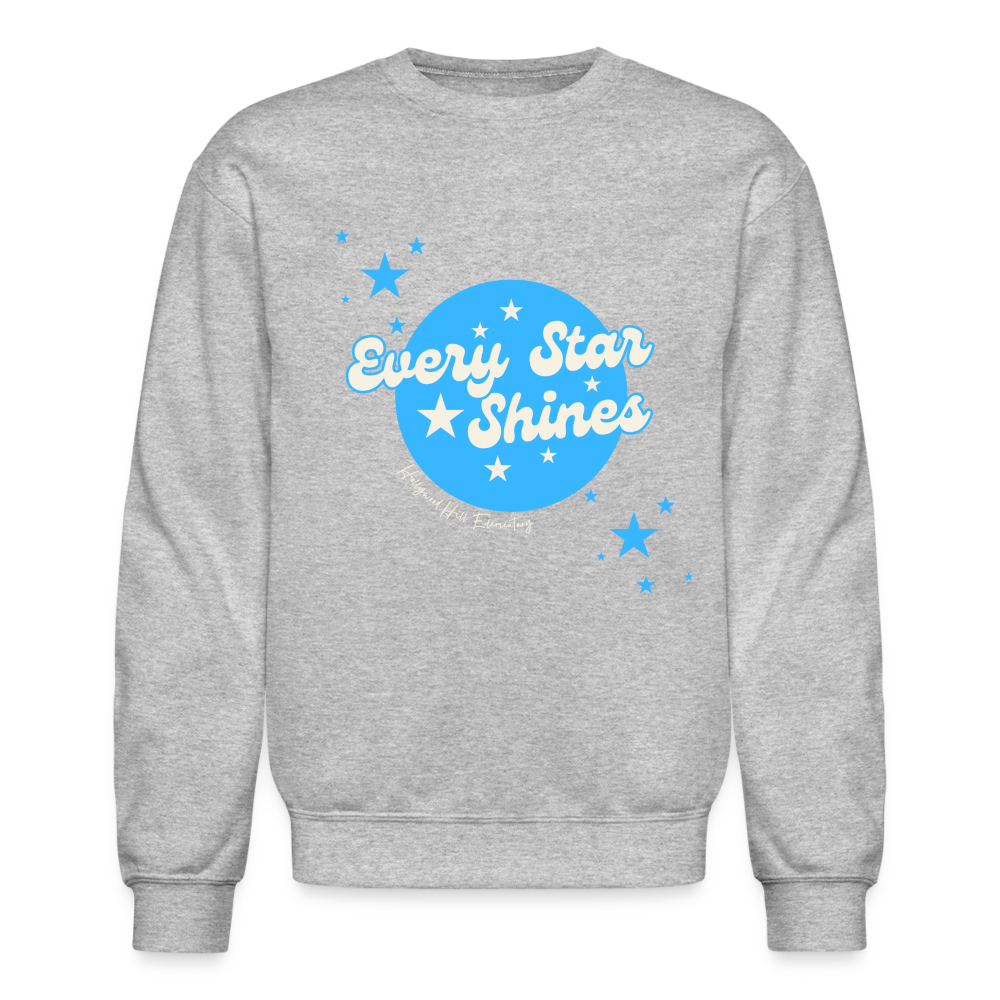 SHINE ON  CREW - heather gray