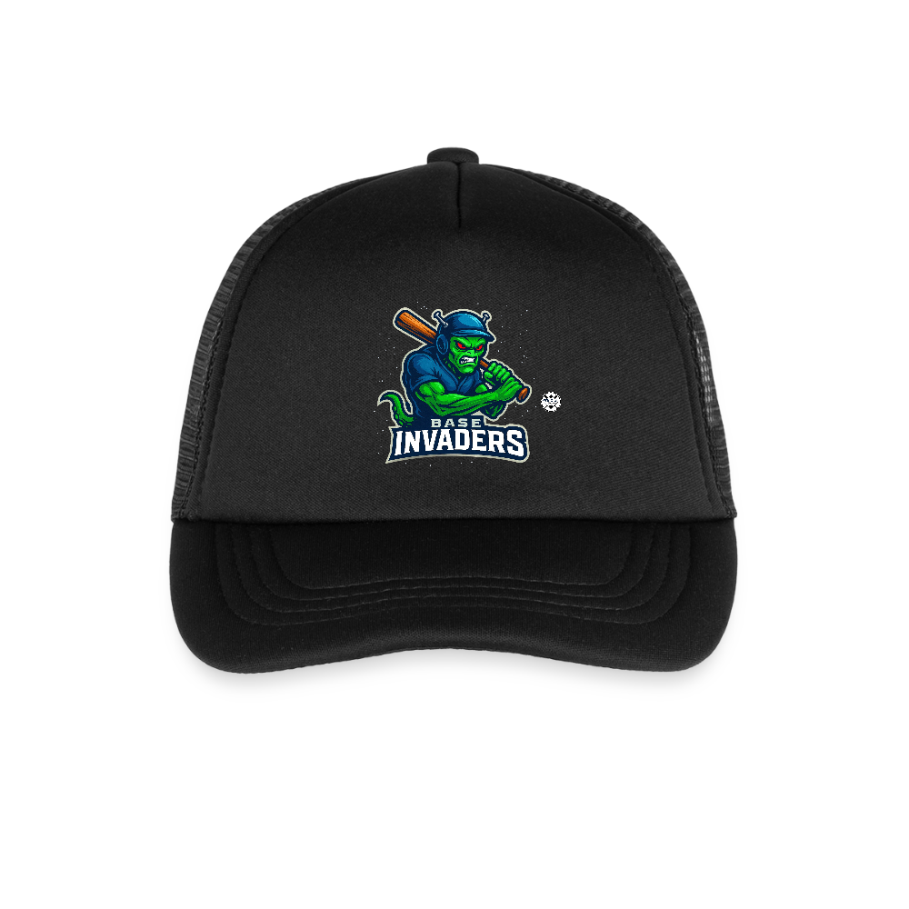 Base Invaders | Kid's Cap - black