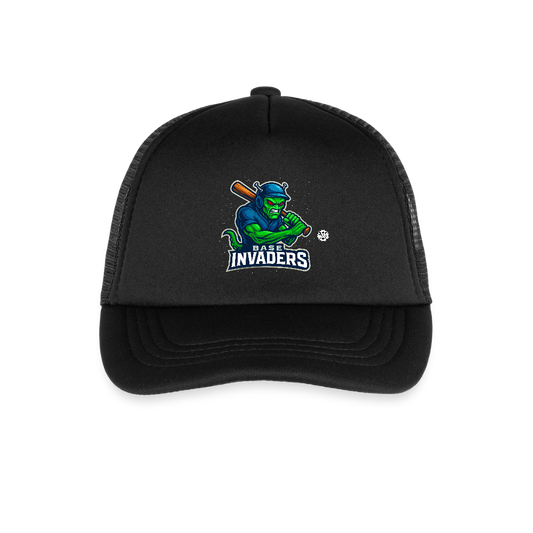 Base Invaders | Kid's Cap - black