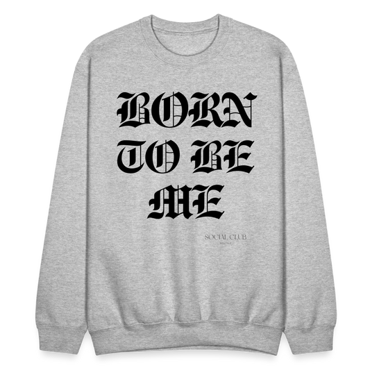COZY AND MYSELF GREY CREWNECK - heather gray