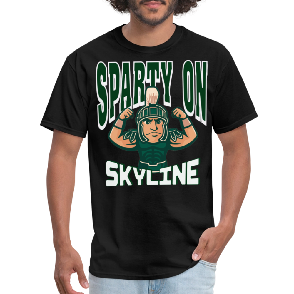 MUSCLE SPARTY ON Unisex Classic T-Shirt - black